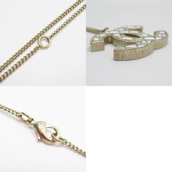 CHANEL Gold Logo Necklace - Picture 5 of 5